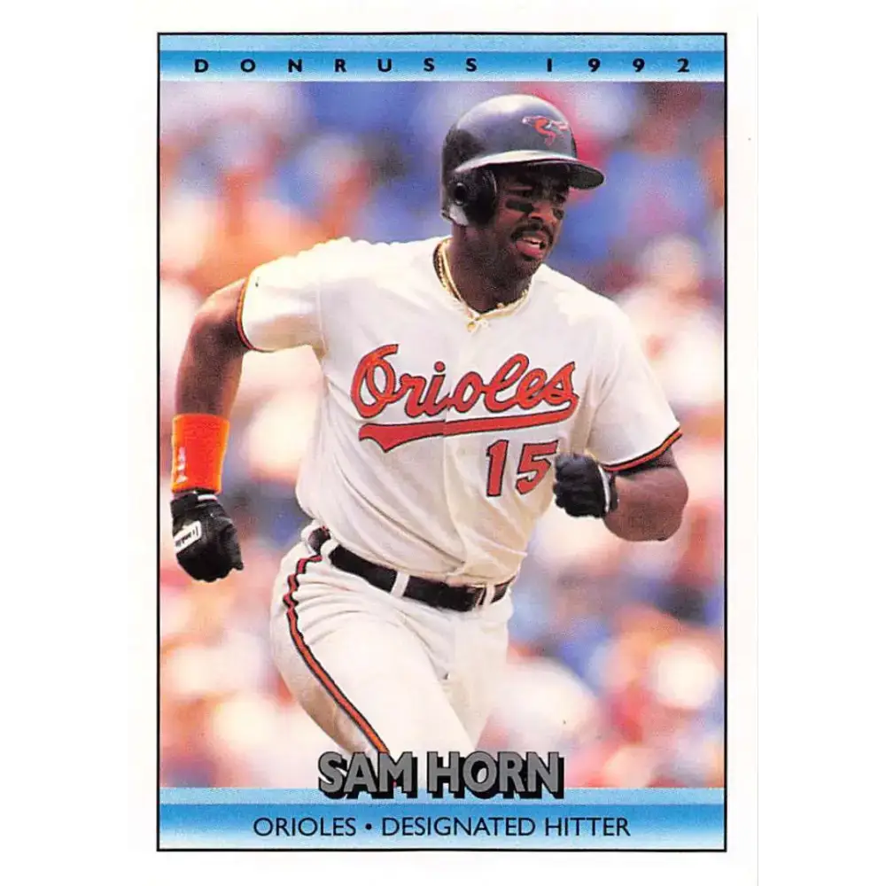 1992 Donruss #278 Sam Horn NM-MT Baltimore Orioles Baseball Card - Baseball Card Single