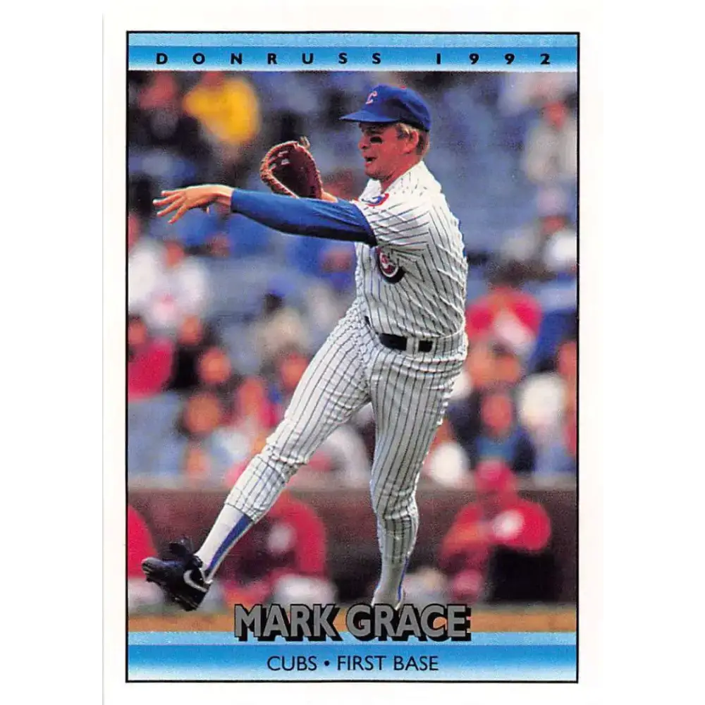 1992 Donruss #281 Mark Grace NM-MT Chicago Cubs Baseball Card - Baseball Card Single