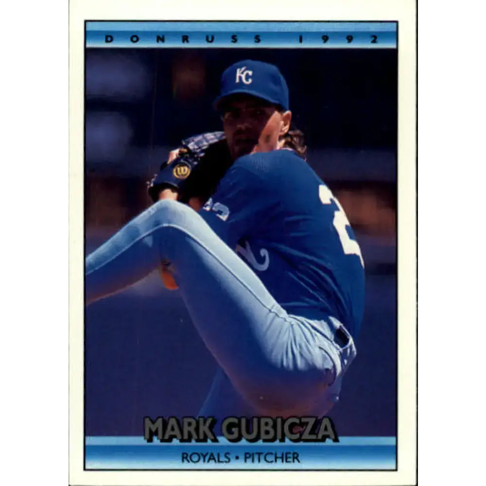 1992 Donruss #282 Mark Gubicza NM-MT Kansas City Royals Baseball Card - Baseball Card Single