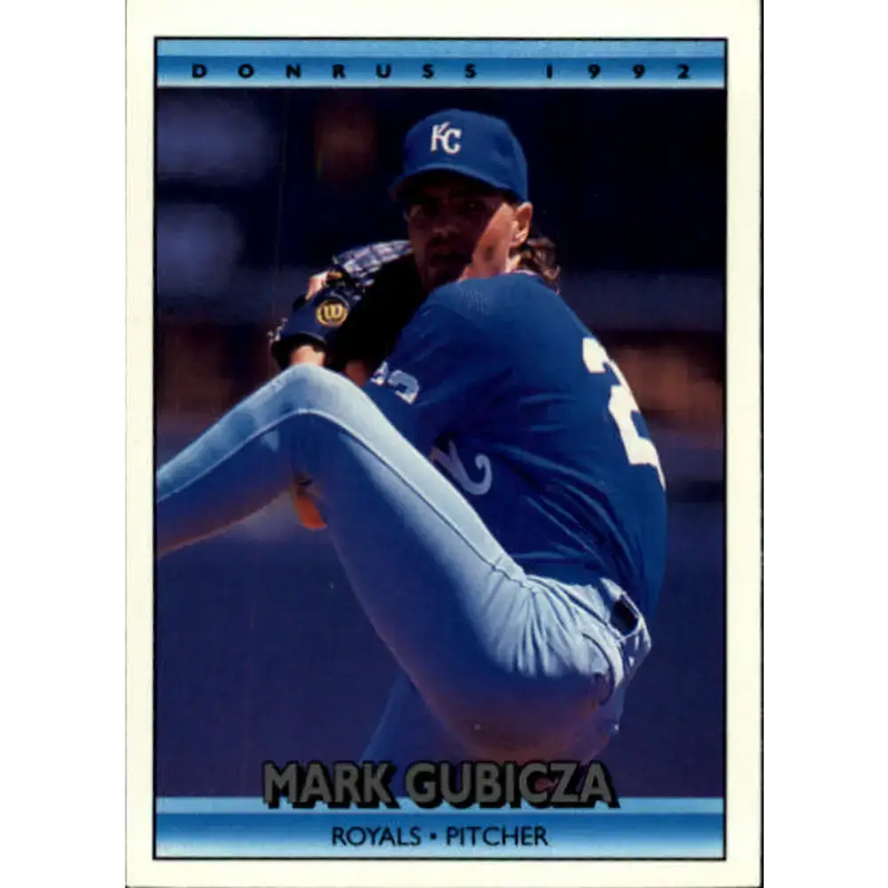 1992 Donruss #282 Mark Gubicza NM-MT Kansas City Royals Baseball Card - Baseball Card Single