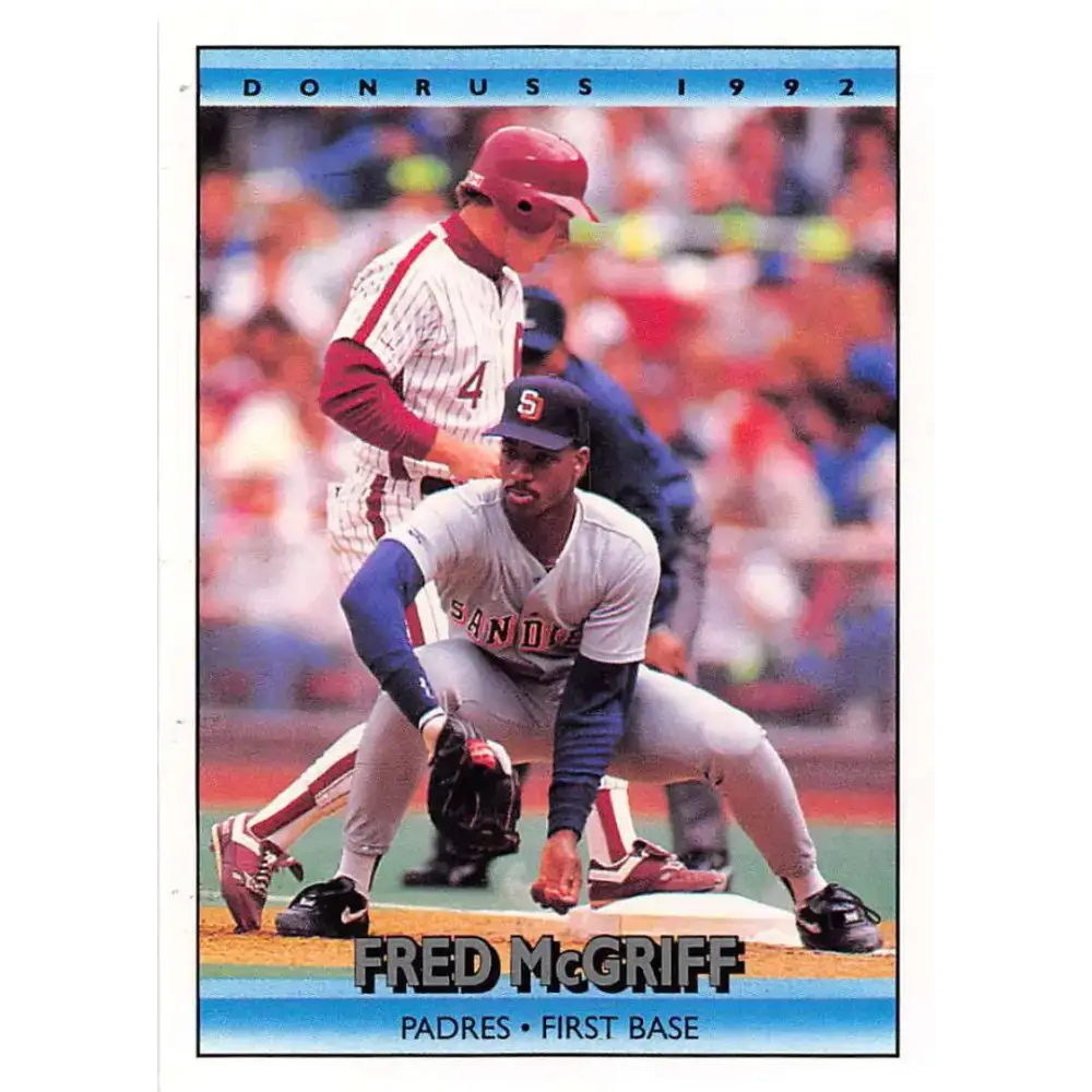 1992 Donruss #283 Fred McGriff NM-MT San Diego Padres Baseball Card - Baseball Card Single