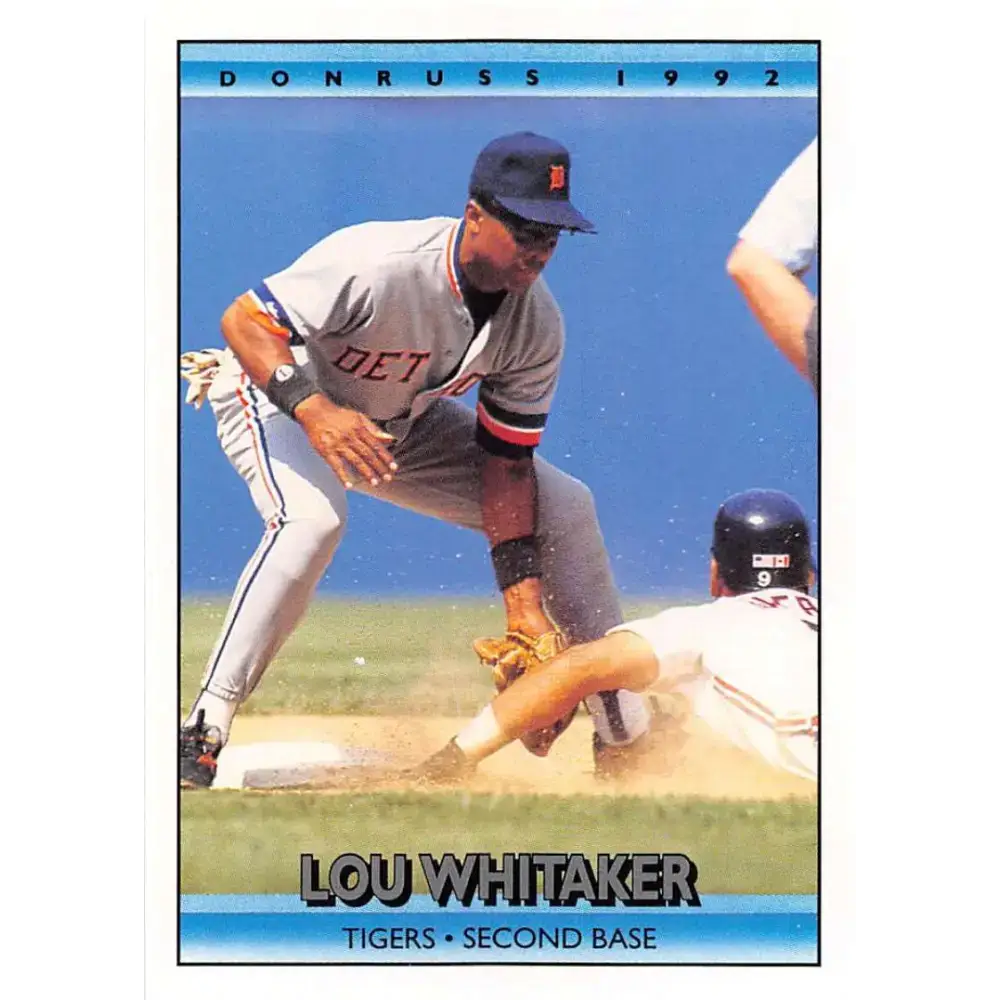 1992 Donruss #285 Lou Whitaker NM-MT Detroit Tigers Baseball Card - Baseball Card Single