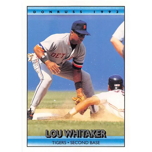 1992 Donruss #285 Lou Whitaker NM-MT Detroit Tigers Baseball Card - Baseball Card Single