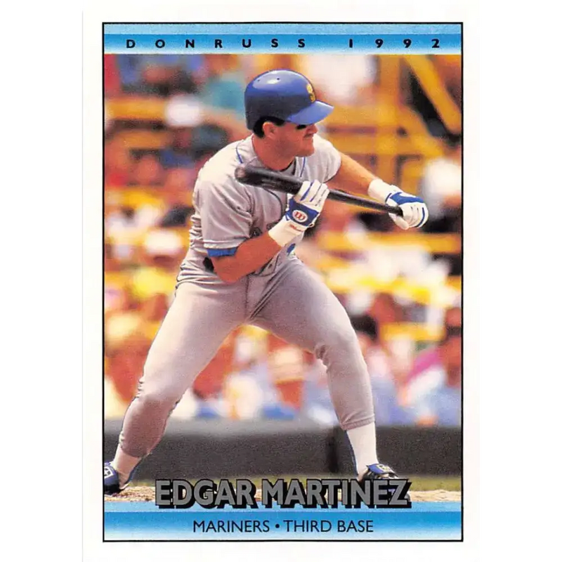 1992 Donruss #286 Edgar Martinez NM-MT Seattle Mariners Baseball Card - Baseball Card Single