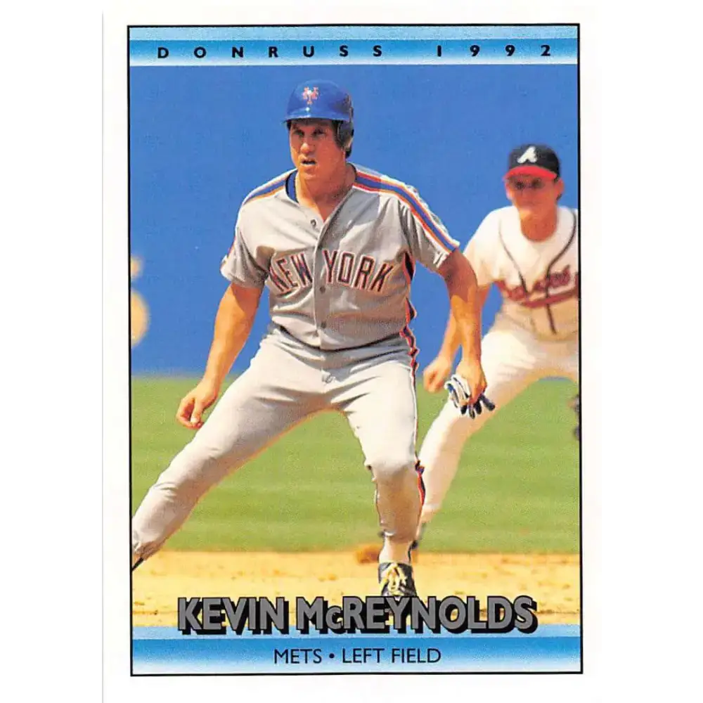 1992 Donruss #288 Kevin McReynolds NM-MT New York Mets Baseball Card - Baseball Card Single
