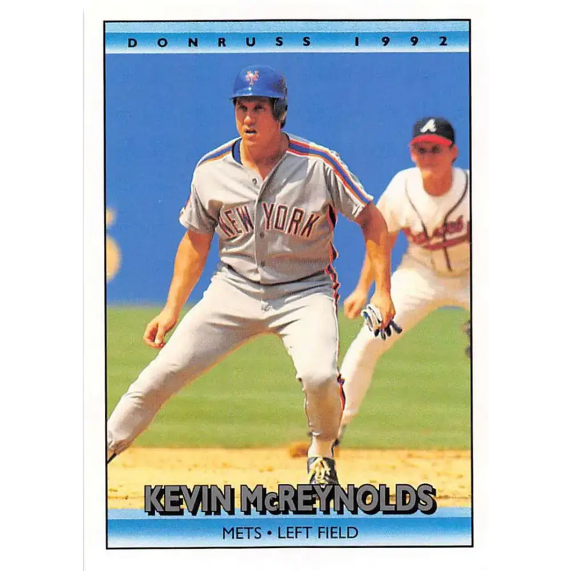 1992 Donruss #288 Kevin McReynolds NM-MT New York Mets Baseball Card - Baseball Card Single