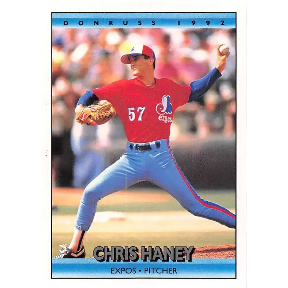 1992 Donruss #291 Chris Haney NM-MT Montreal Expos Baseball Card - Baseball Card Single