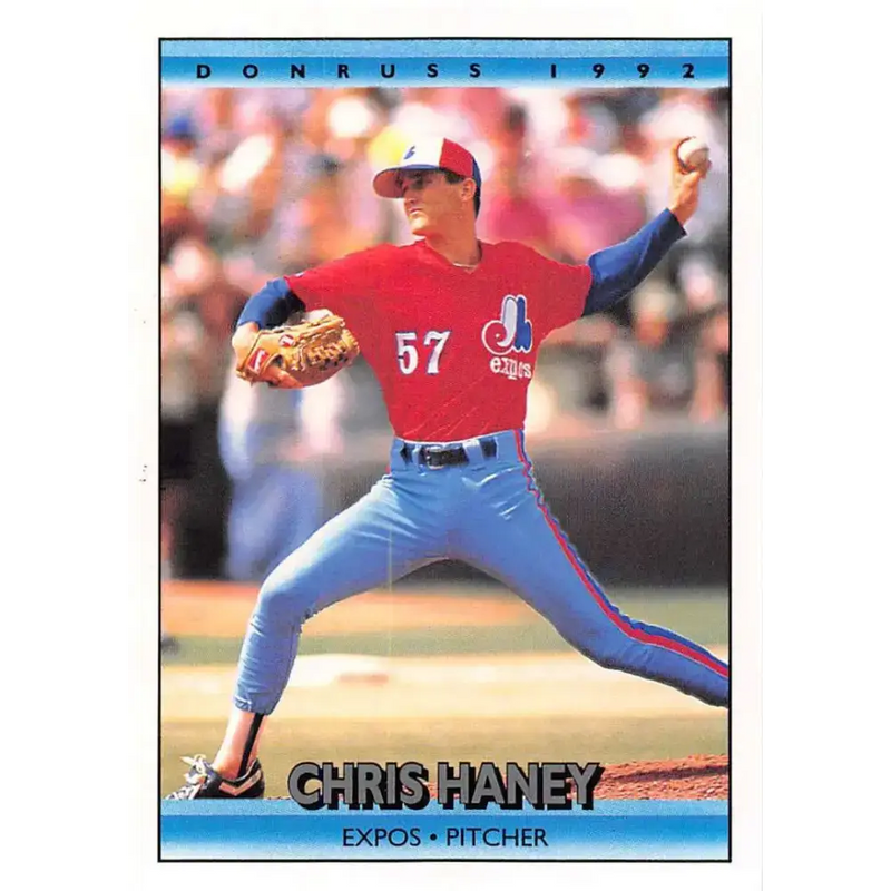 1992 Donruss #291 Chris Haney NM-MT Montreal Expos Baseball Card - Baseball Card Single