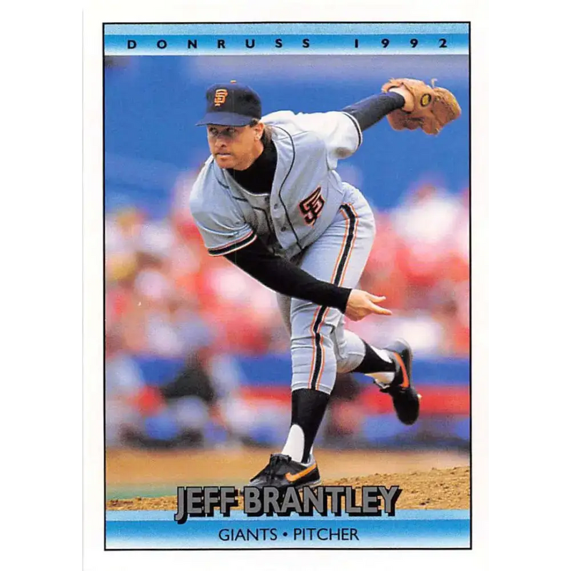 1992 Donruss #295 Jeff Brantley NM-MT San Francisco Giants Baseball Card - Baseball Card Single