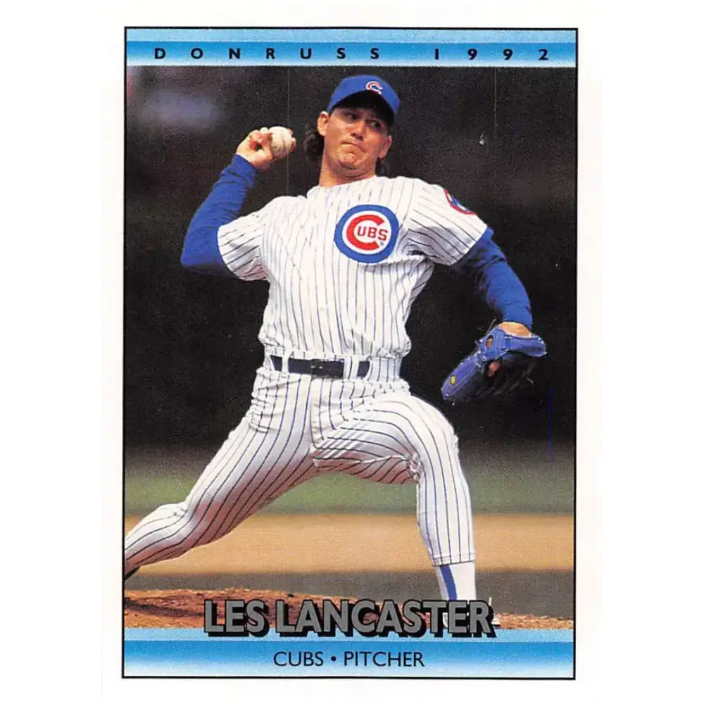 1992 Donruss #296 Les Lancaster NM-MT Chicago Cubs Baseball Card - Baseball Card Single