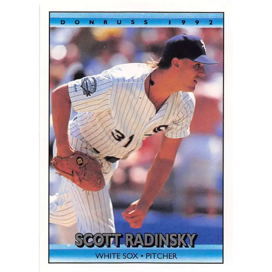 1992 Donruss #299 Scott Radinsky NM-MT Chicago White Sox Baseball Card - Baseball Card Single