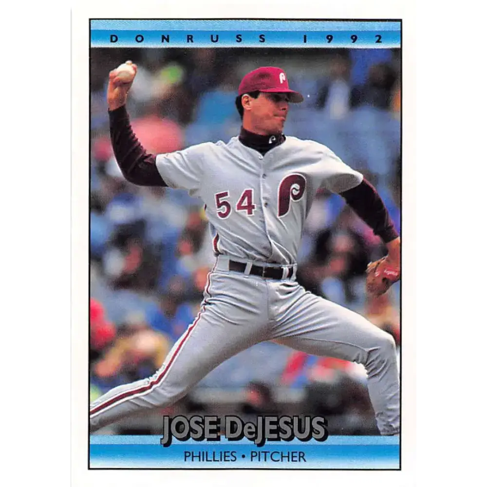 1992 Donruss #300 Jose DeJesus NM-MT Philadelphia Phillies Baseball Card - Baseball Card Single