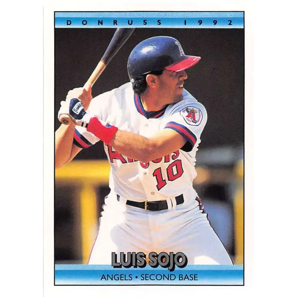 1992 Donruss #302 Luis Sojo NM-MT California Angels Baseball Card - Baseball Card Single