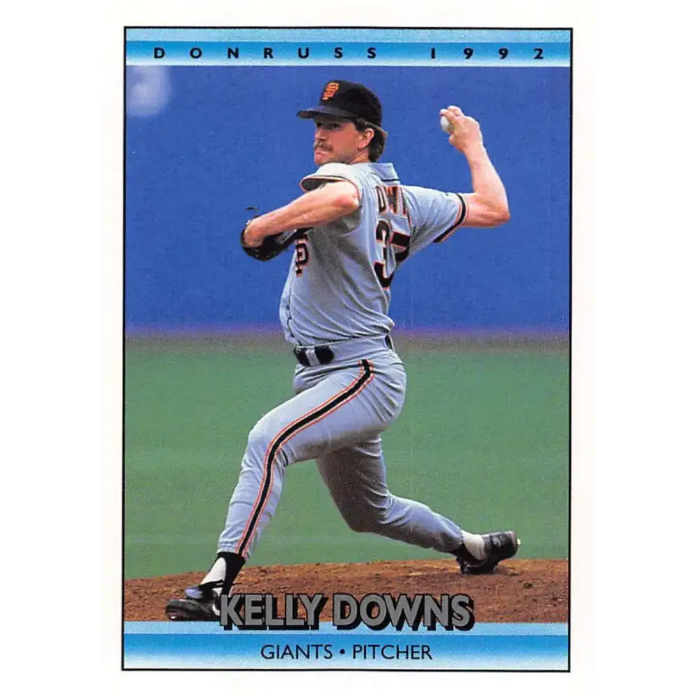 1992 Donruss #303 Kelly Downs NM-MT San Francisco Giants Baseball Card - Baseball Card Single