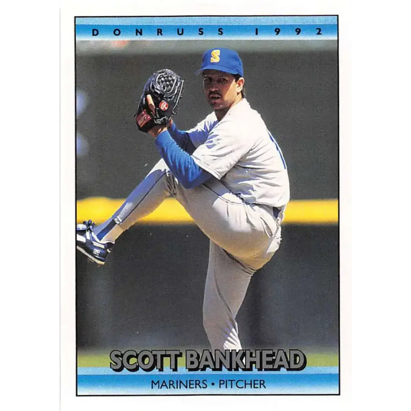 1992 Donruss #304 Scott Bankhead NM-MT Seattle Mariners Baseball Card - Baseball Card Single