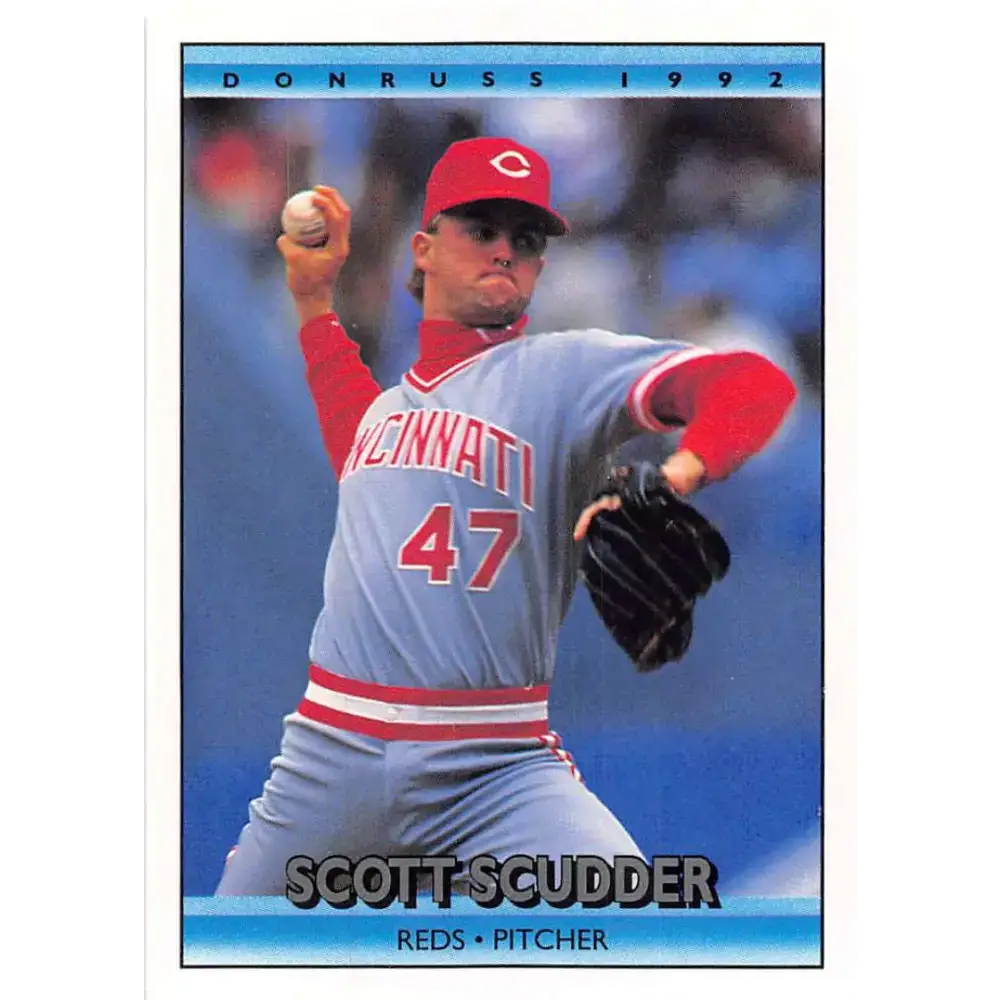 1992 Donruss #306 Scott Scudder NM-MT Cincinnati Reds Baseball Card - Baseball Card Single