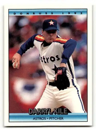 1992 Donruss #309 Darryl Kile Houston Astros Baseball Cards EX/NM ID:54622 - Baseball Card Single