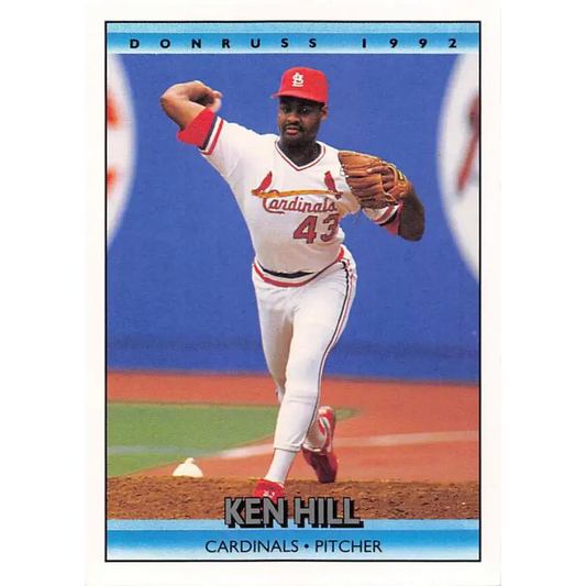 1992 Donruss #31 Ken Hill NM-MT St. Louis Cardinals Baseball Card - Baseball Card Single