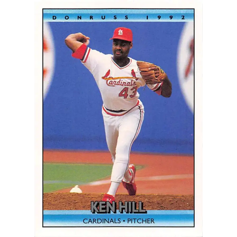 1992 Donruss #31 Ken Hill NM-MT St. Louis Cardinals Baseball Card - Baseball Card Single