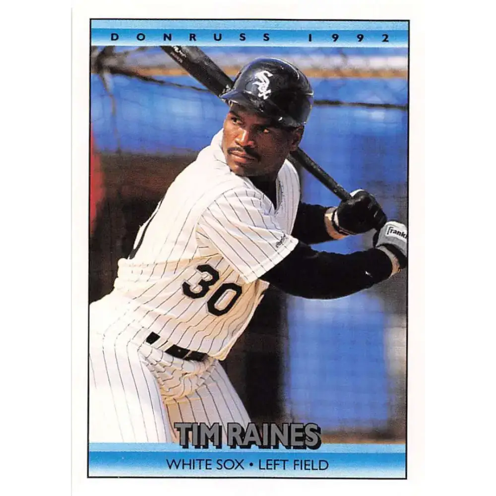 1992 Donruss #312 Tim Raines NM-MT Chicago White Sox Baseball Card - Baseball Card Single