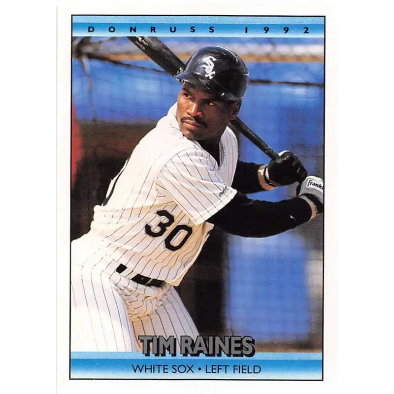 1992 Donruss #312 Tim Raines NM-MT Chicago White Sox Baseball Card - Baseball Card Single