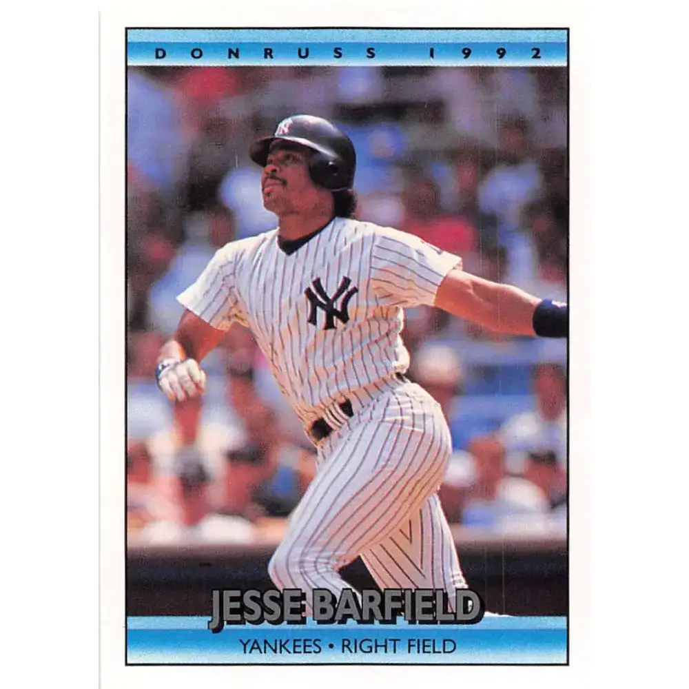 1992 Donruss #316 Jesse Barfield NM-MT New York Yankees Baseball Card - Baseball Card Single