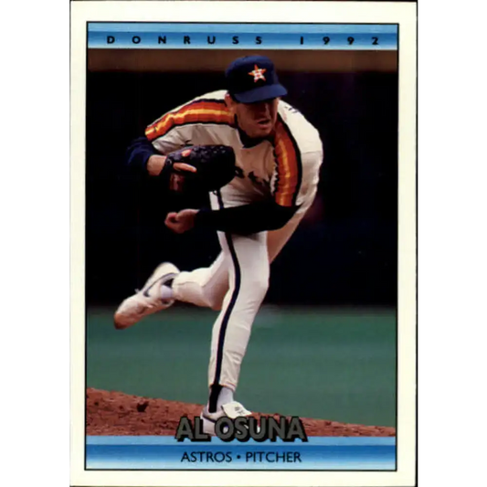 1992 Donruss #318 Al Osuna NM-MT Houston Astros Baseball Card - Baseball Card Single