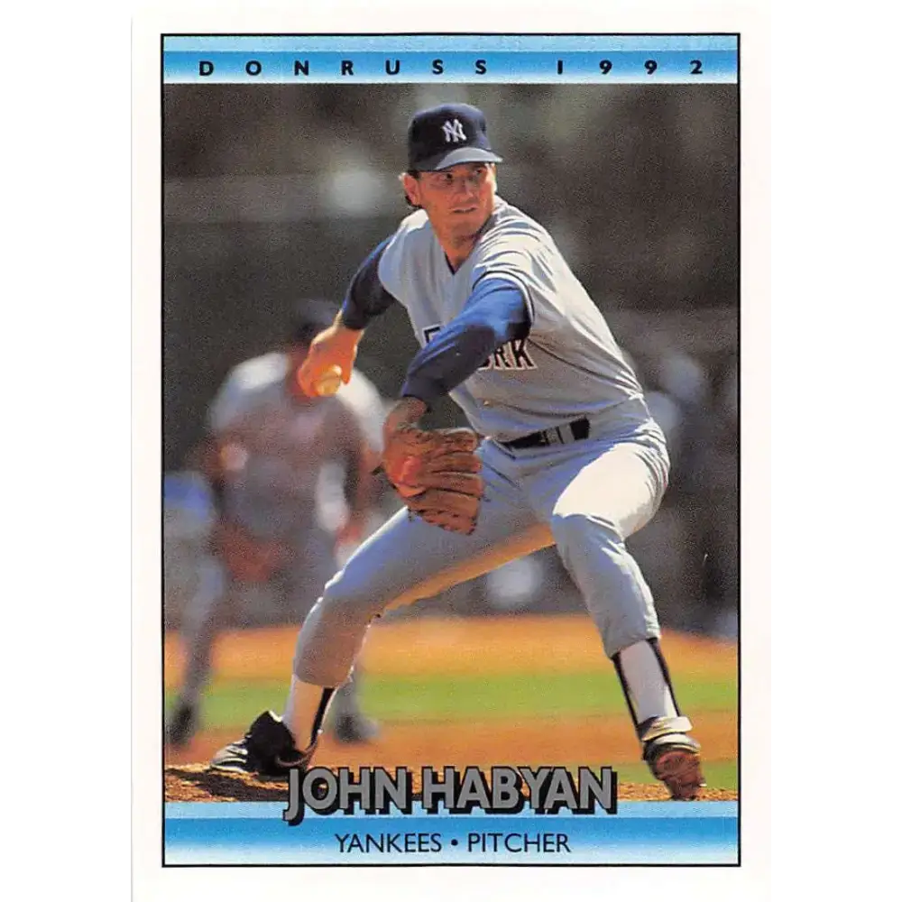 1992 Donruss #32 John Habyan NM-MT New York Yankees Baseball Card - Baseball Card Single