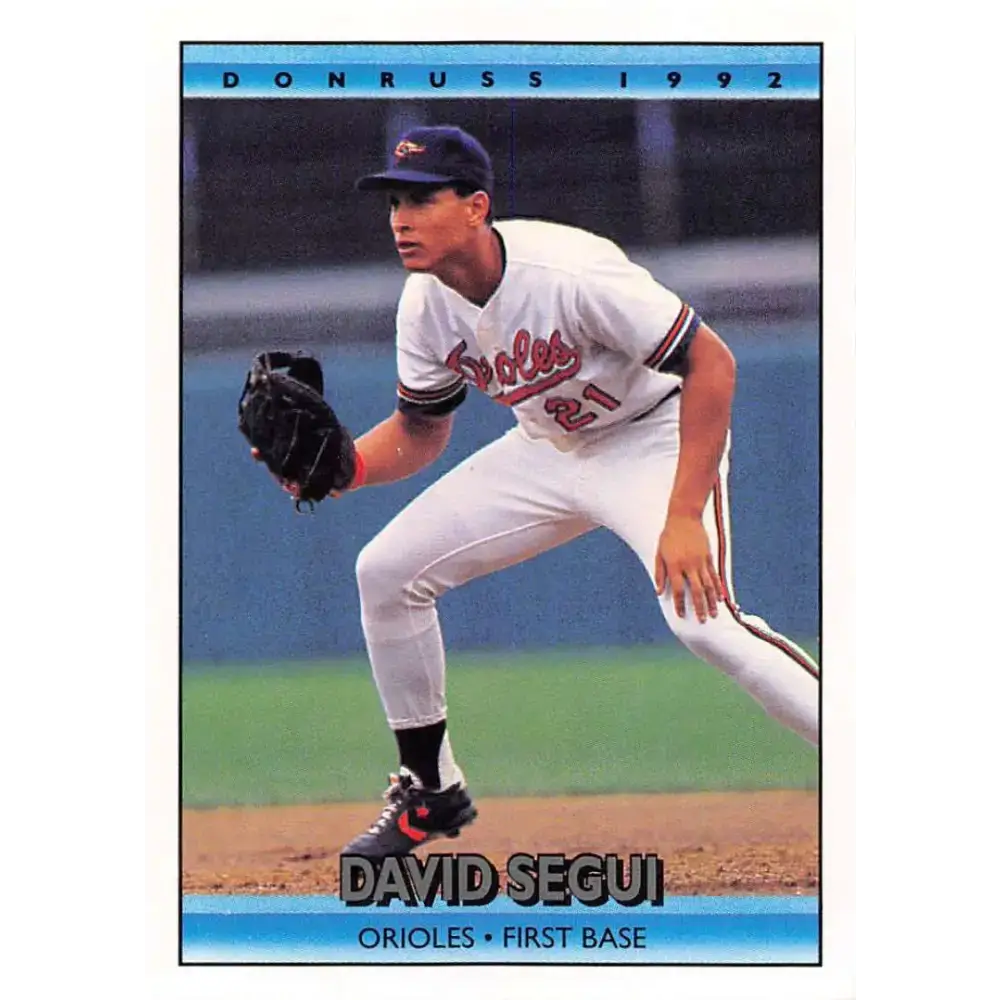 1992 Donruss #321 David Segui NM-MT Baltimore Orioles Baseball Card - Baseball Card Single