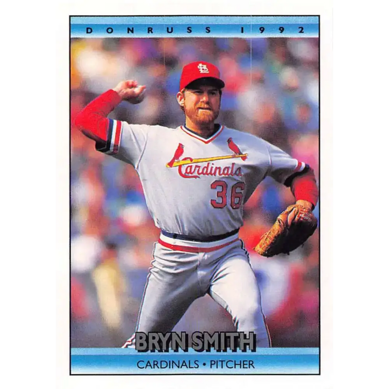 1992 Donruss #323 Bryn Smith NM-MT St. Louis Cardinals Baseball Card - Baseball Card Single