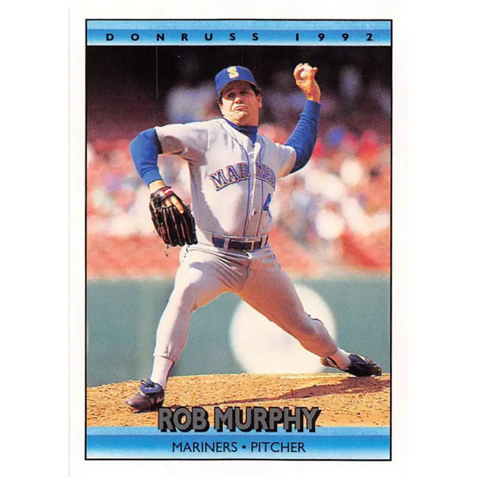 1992 Donruss #329 Rob Murphy NM-MT Seattle Mariners Baseball Card - Baseball Card Single