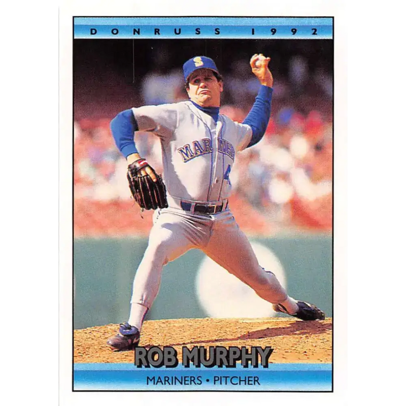 1992 Donruss #329 Rob Murphy NM-MT Seattle Mariners Baseball Card - Baseball Card Single