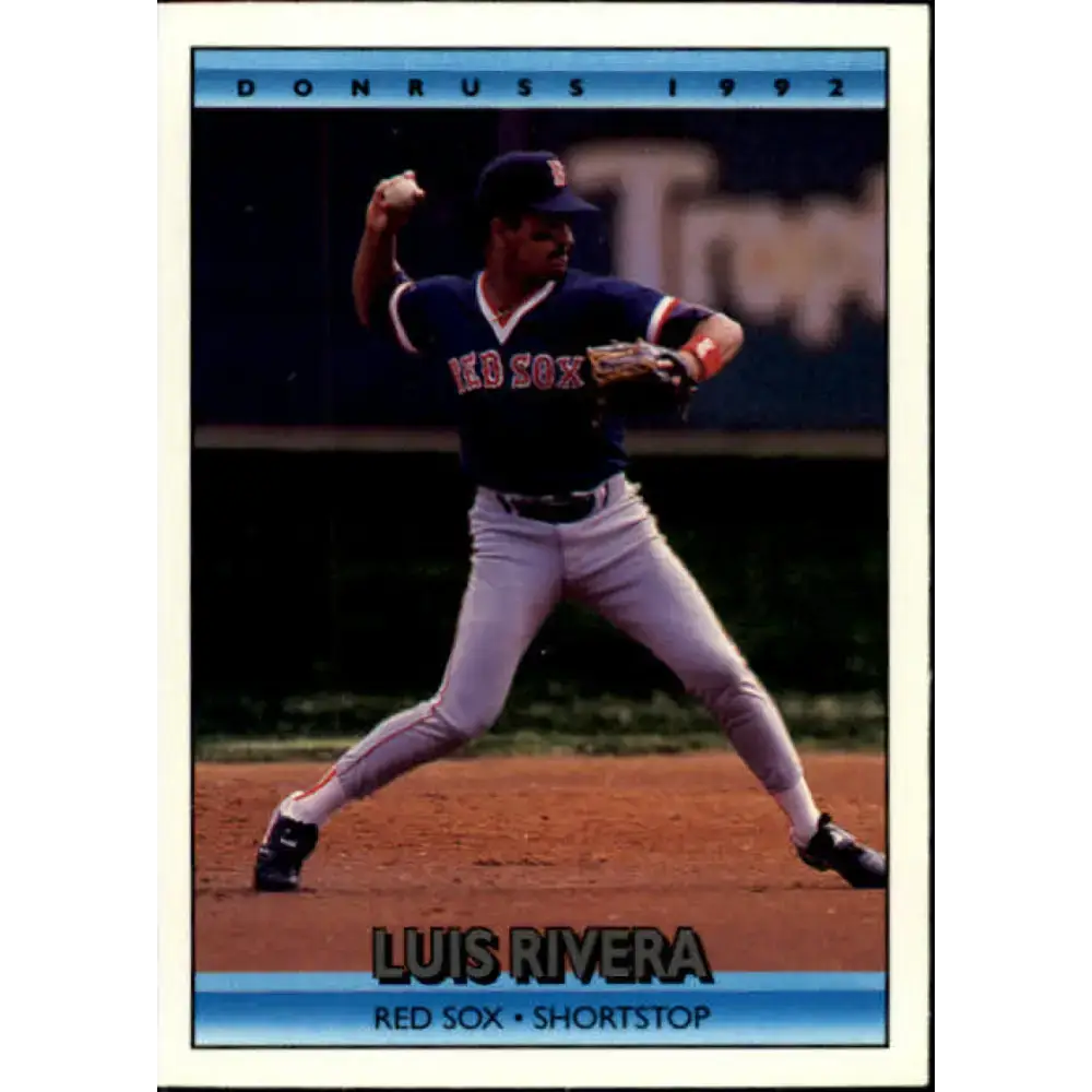 1992 Donruss #332 Luis Rivera NM-MT Boston Red Sox Baseball Card - Baseball Card Single