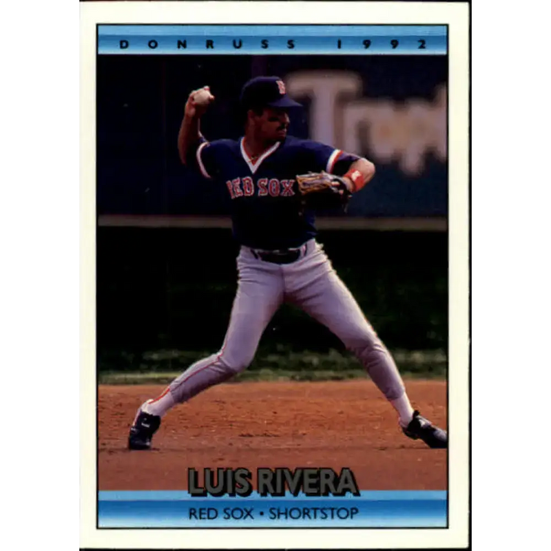 1992 Donruss #332 Luis Rivera NM-MT Boston Red Sox Baseball Card - Baseball Card Single