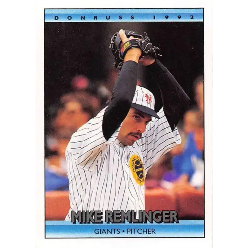 1992 Donruss #336 Mike Remlinger NM-MT San Francisco Giants Baseball Card - Baseball Card Single
