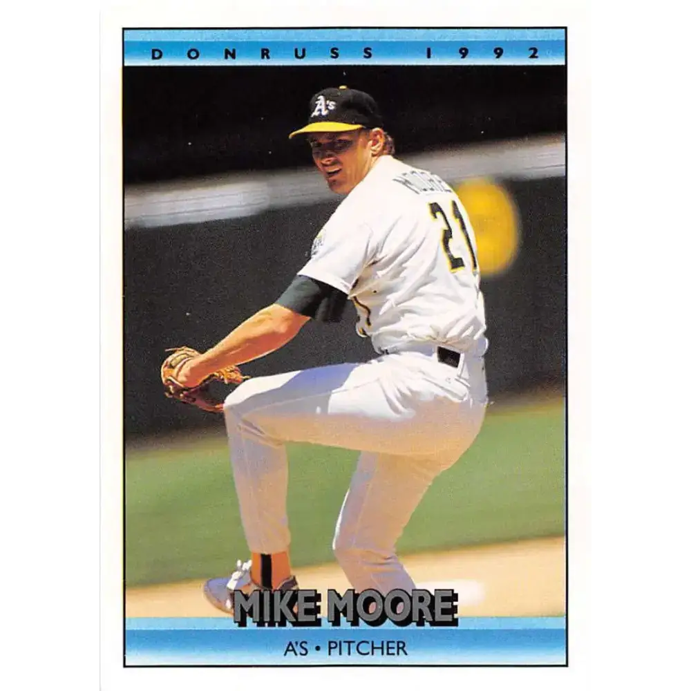 1992 Donruss #337 Mike Moore NM-MT Oakland Athletics Baseball Card - Baseball Card Single