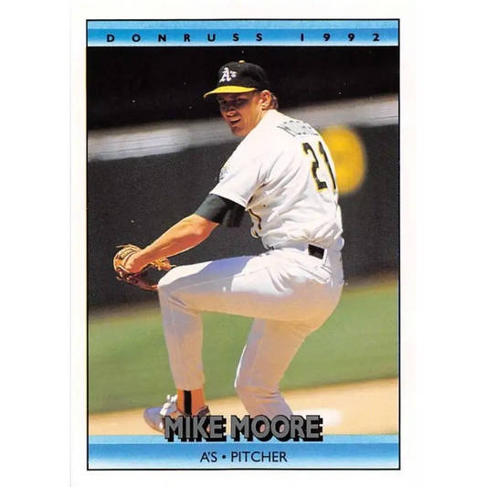 1992 Donruss #337 Mike Moore NM-MT Oakland Athletics Baseball Card - Baseball Card Single