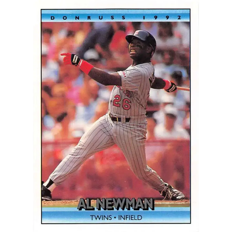 1992 Donruss #339 Al Newman NM-MT Minnesota Twins Baseball Card - Baseball Card Single