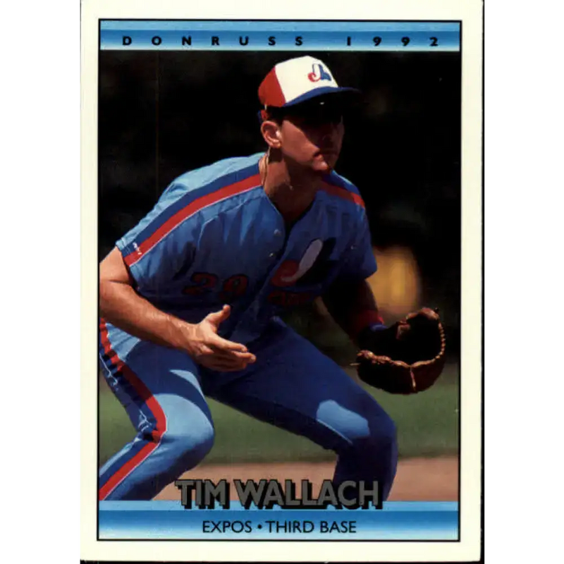 1992 Donruss #34 Tim Wallach NM-MT Montreal Expos Baseball Card - Baseball Card Single