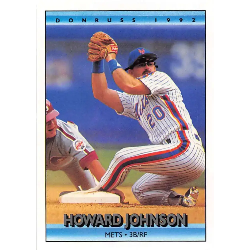 1992 Donruss #341 Howard Johnson NM-MT New York Mets Baseball Card - Baseball Card Single