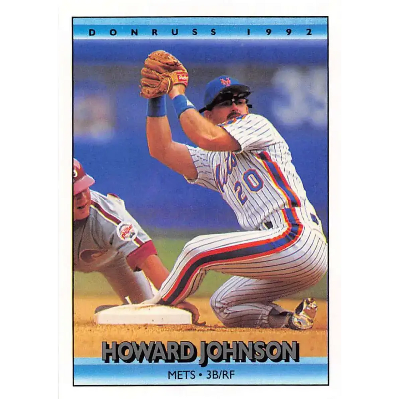1992 Donruss #341 Howard Johnson NM-MT New York Mets Baseball Card - Baseball Card Single