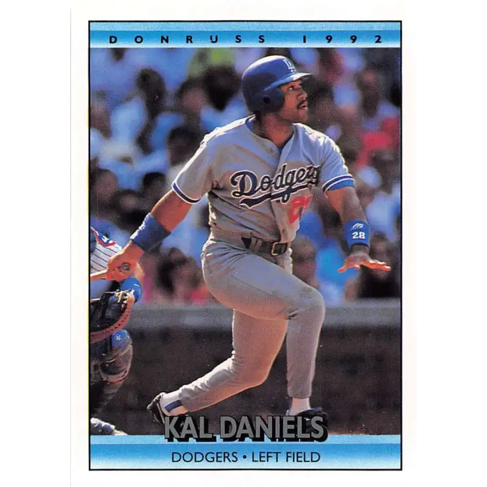 1992 Donruss #343 Kal Daniels NM-MT Los Angeles Dodgers Baseball Card - Baseball Card Single