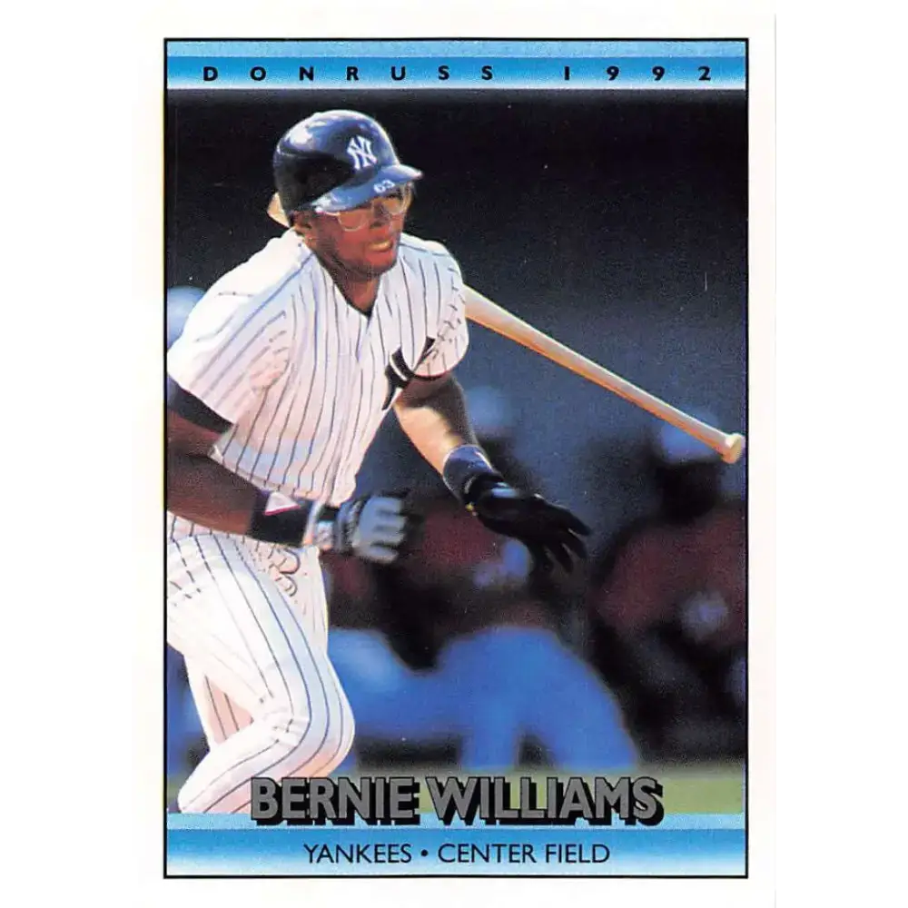 1992 Donruss #344 Bernie Williams NM-MT New York Yankees Baseball Card - Baseball Card Single