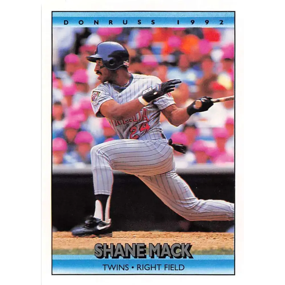 1992 Donruss #345 Shane Mack NM-MT Minnesota Twins Baseball Card - Baseball Card Single