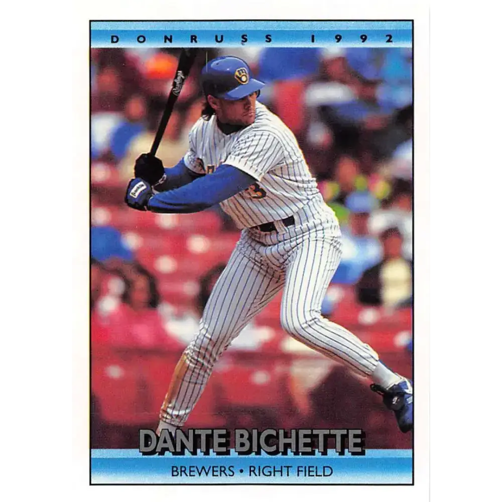 1992 Donruss #347 Dante Bichette NM-MT Milwaukee Brewers Baseball Card - Baseball Card Single