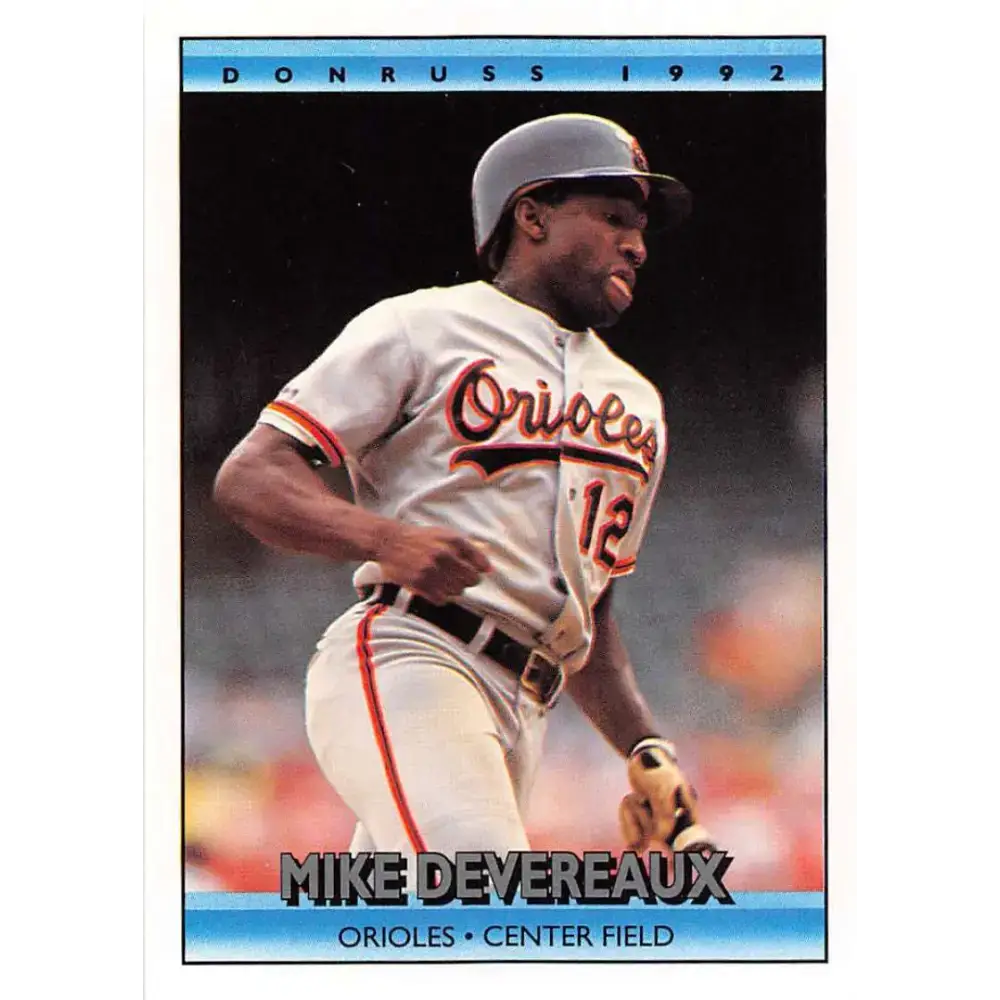 1992 Donruss #354 Mike Devereaux NM-MT Baltimore Orioles Baseball Card - Baseball Card Single