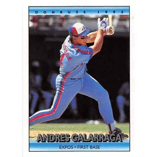 1992 Donruss #355 Andres Galarraga NM-MT Montreal Expos Baseball Card - Baseball Card Single
