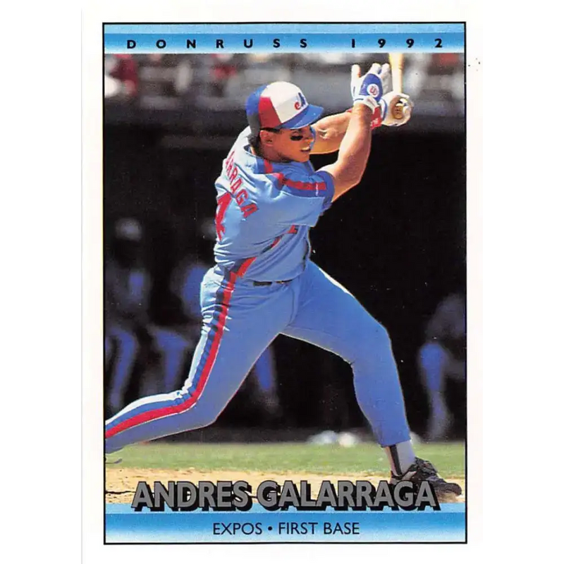 1992 Donruss #355 Andres Galarraga NM-MT Montreal Expos Baseball Card - Baseball Card Single