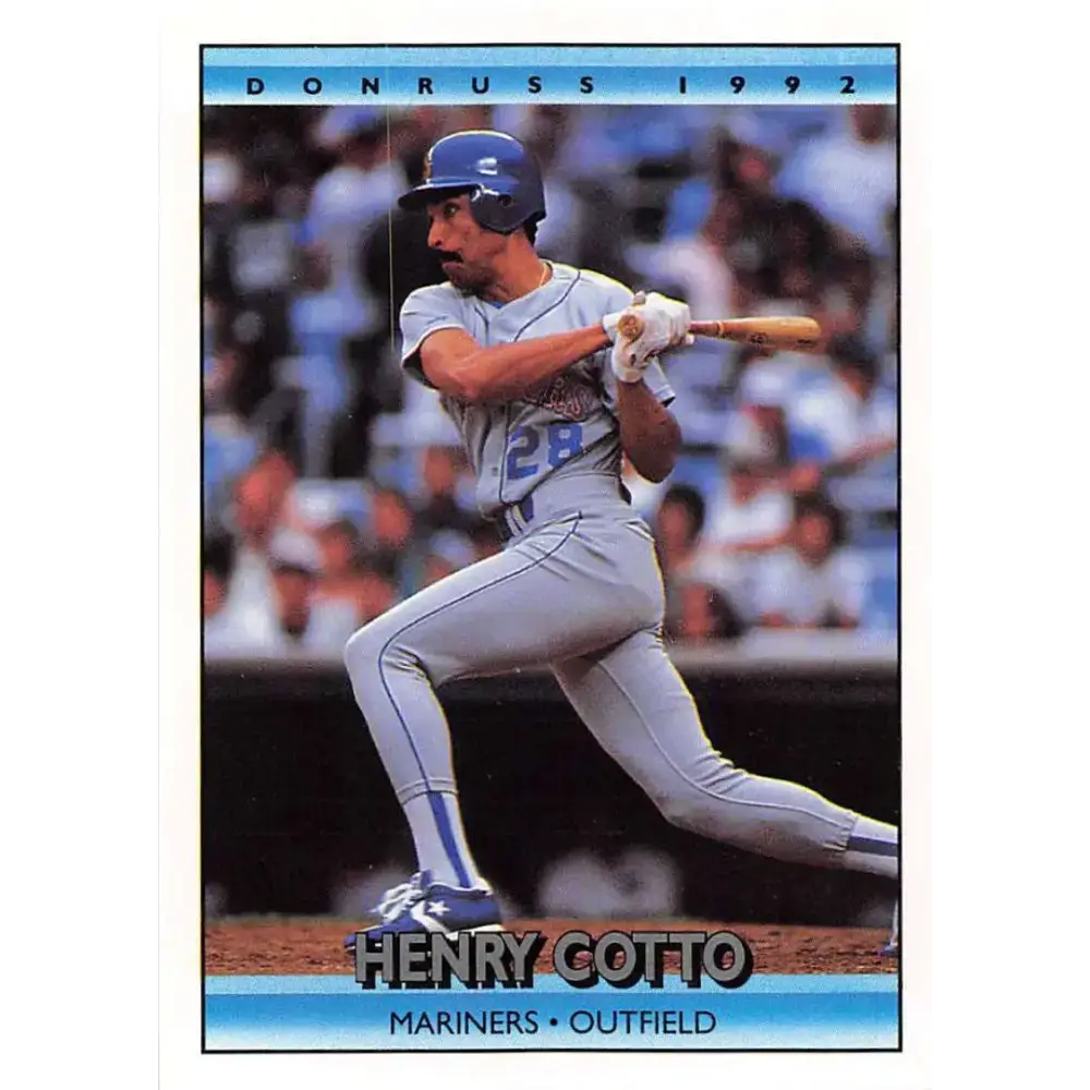 1992 Donruss #356 Henry Cotto NM-MT Seattle Mariners Baseball Card - Baseball Card Single