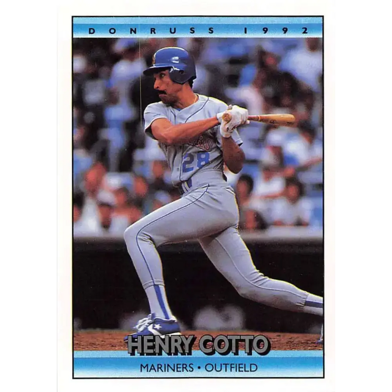 1992 Donruss #356 Henry Cotto NM-MT Seattle Mariners Baseball Card - Baseball Card Single